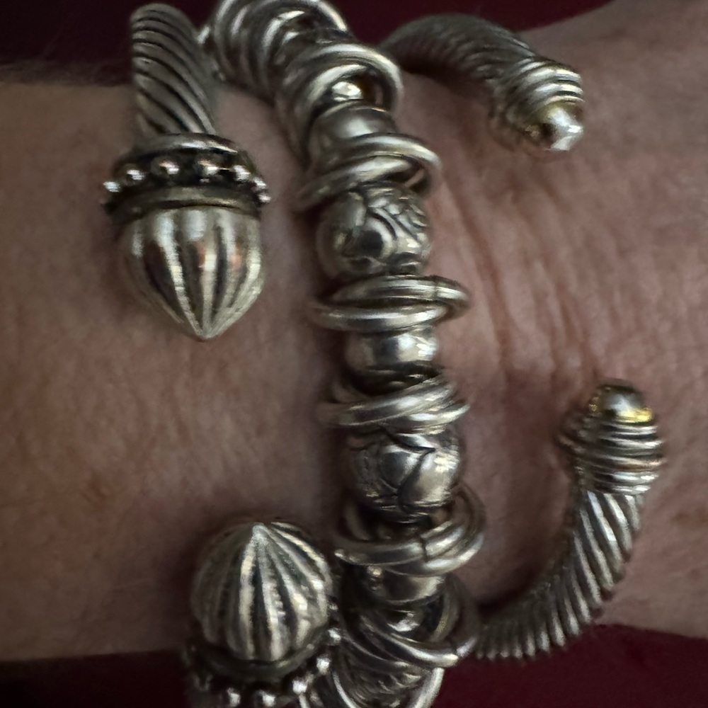Threes stackable Braclets